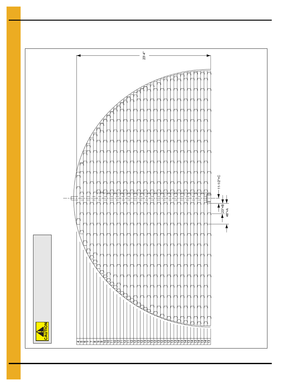 48' grandstand layouts, 33' maximum wall height | Grain Systems Bin Flooring PNEG-222 User Manual | Page 22 / 42