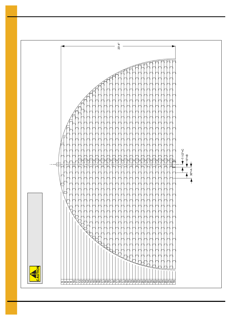 48' grandstand layouts, 33' maximum wall height | Grain Systems Bin Flooring PNEG-222 User Manual | Page 30 / 42