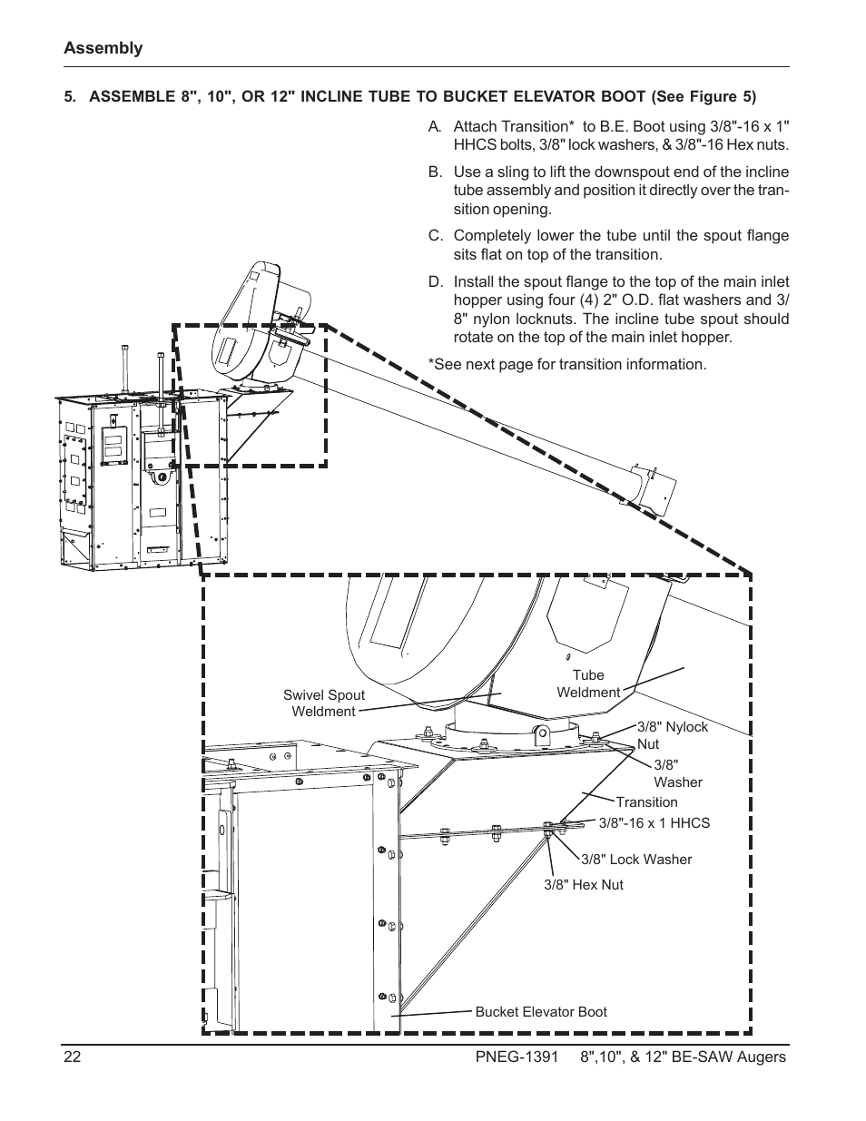 Grain Systems Bucket Elevtors, Conveyors, Series II Sweeps PNEG-1391 User Manual | Page 22 / 56