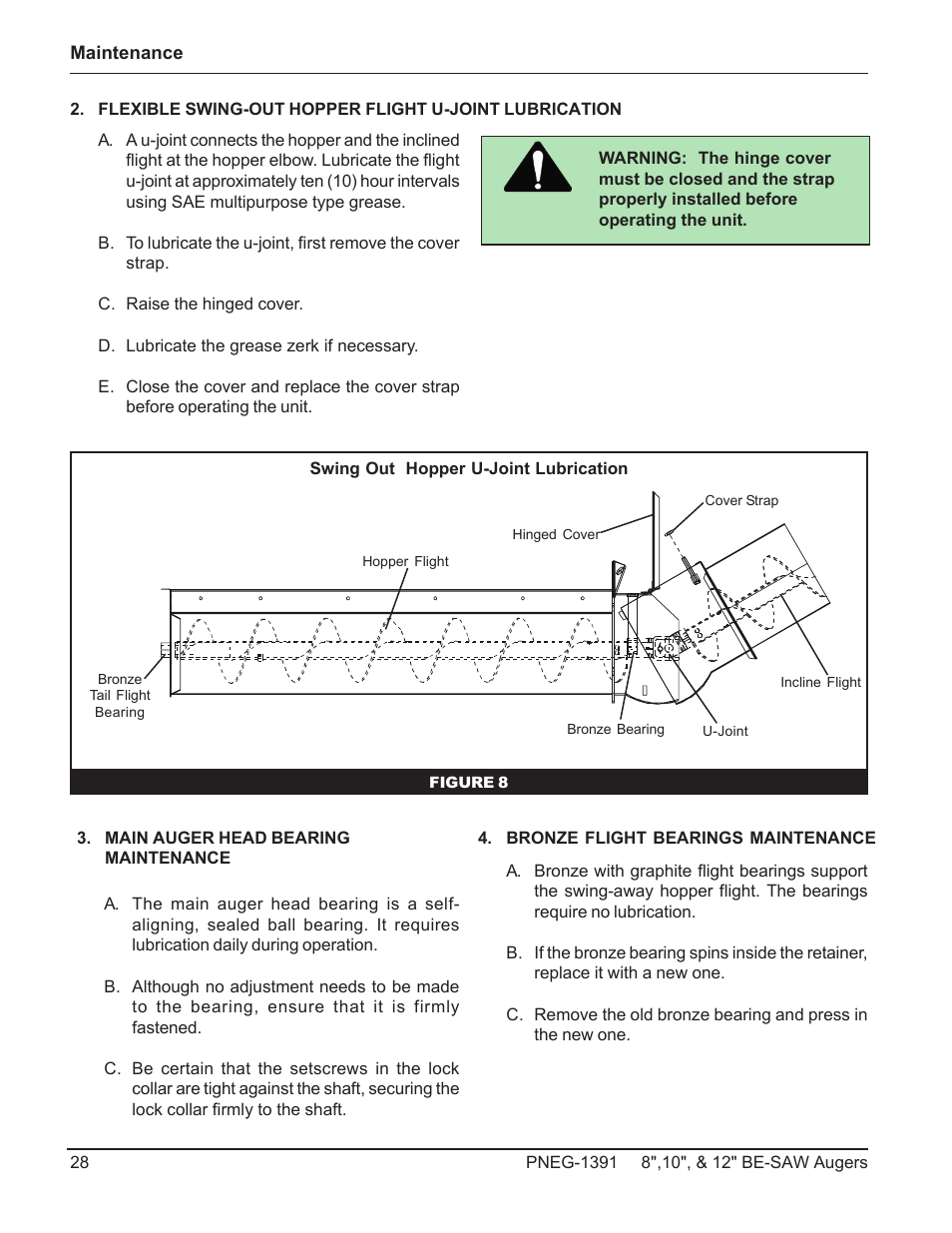 Grain Systems Bucket Elevtors, Conveyors, Series II Sweeps PNEG-1391 User Manual | Page 28 / 56