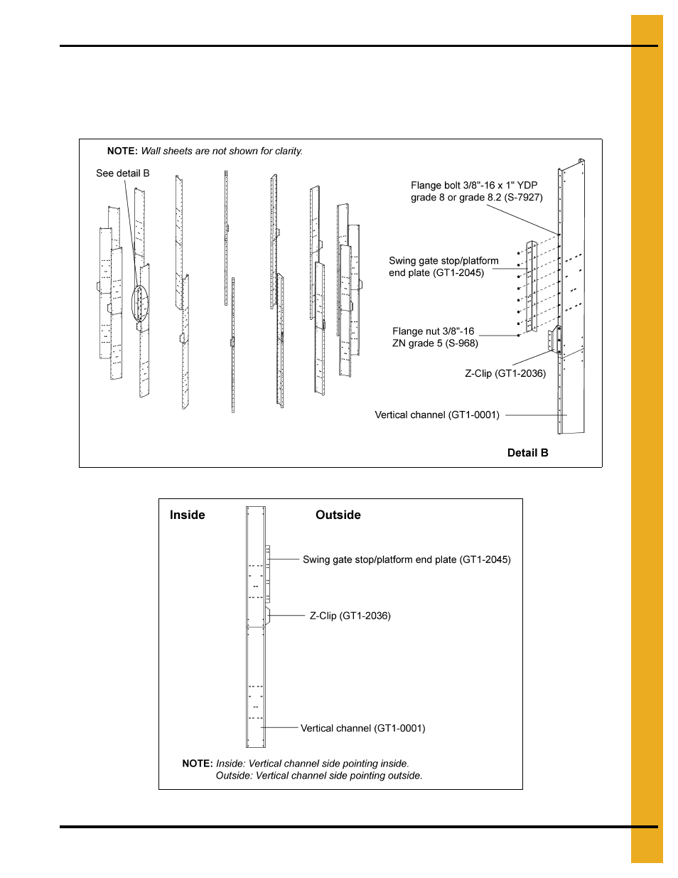 Installing swing gate stop (gt1-2045) | Grain Systems PNEG-1875 User Manual | Page 11 / 78