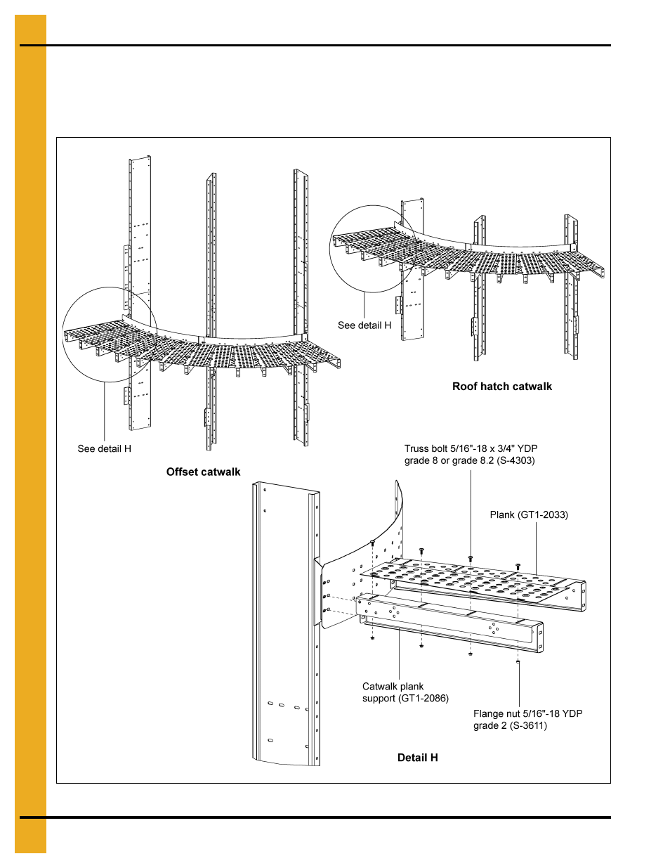 Installing plank support (gt1-2086) | Grain Systems PNEG-1875 User Manual | Page 50 / 78
