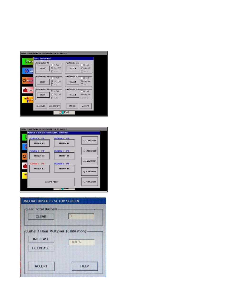 Vision touch screen display | Grain Systems PNEG-1459 User Manual | Page 15 / 54