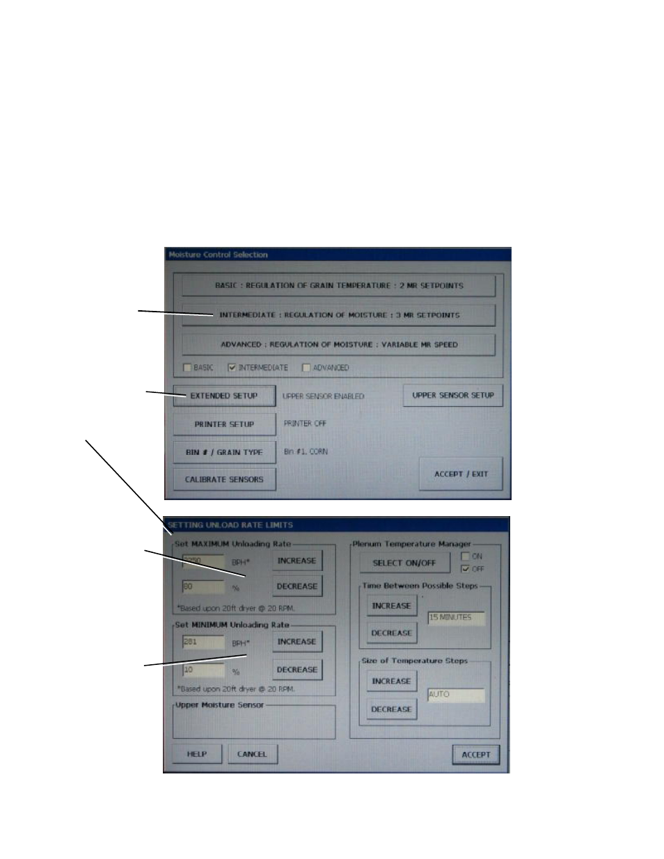 Dryer operation - advanced moisture control | Grain Systems PNEG-1459 User Manual | Page 30 / 54