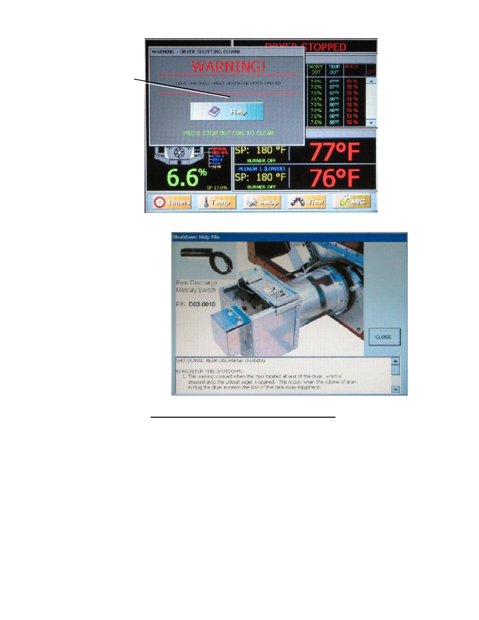 Safety circuit shutdown messages | Grain Systems PNEG-1459 User Manual | Page 47 / 54
