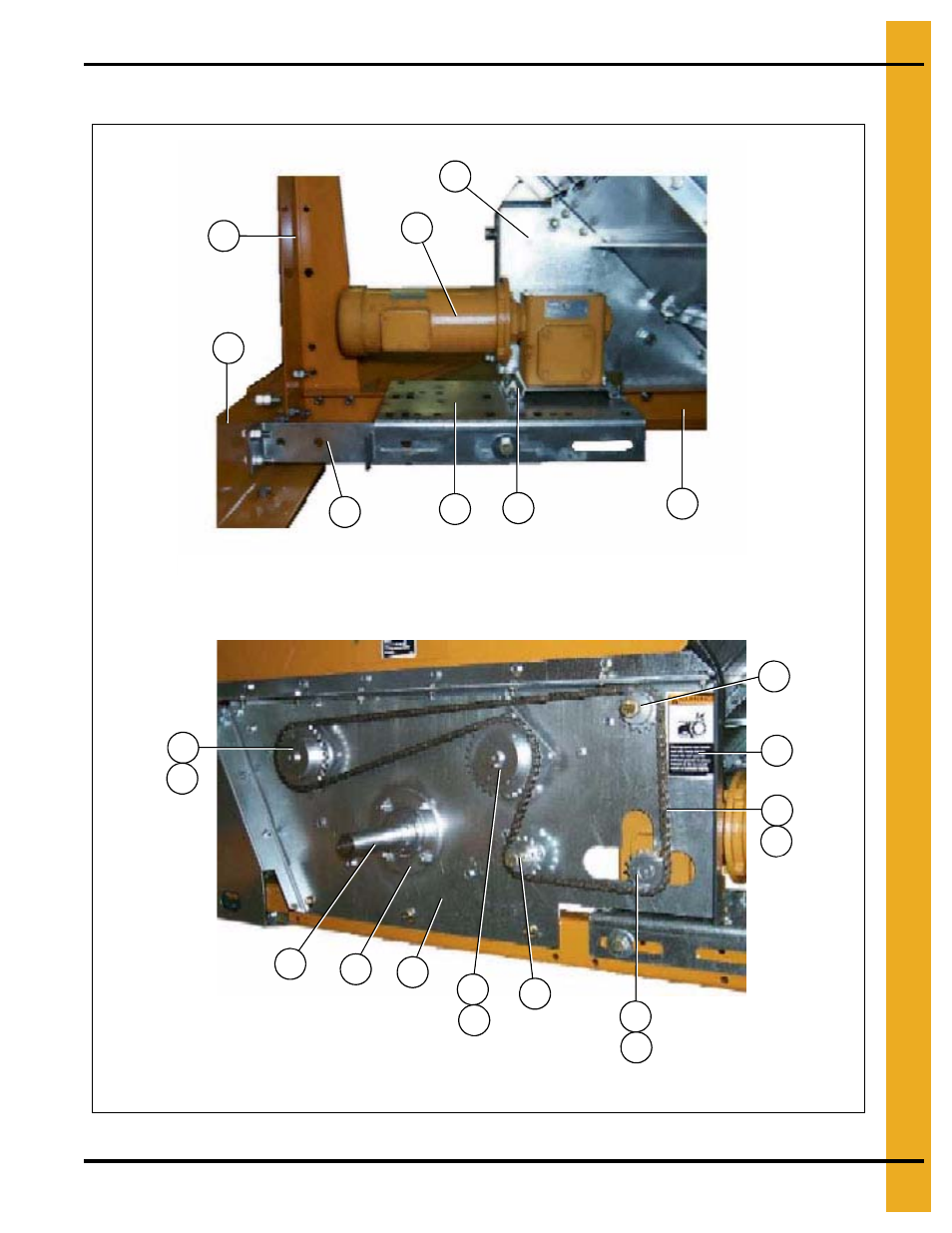Metering roll drive, Auger and meter roll drive trains | Grain Systems PNEG-1403 User Manual | Page 31 / 76