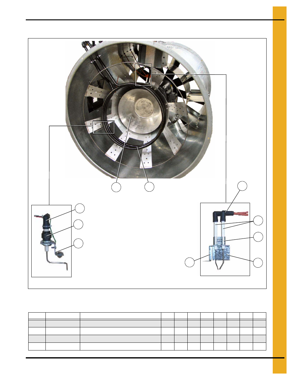 Flame probe, ignitor and burner assemblies, Fan/heaters | Grain Systems PNEG-1403 User Manual | Page 37 / 76