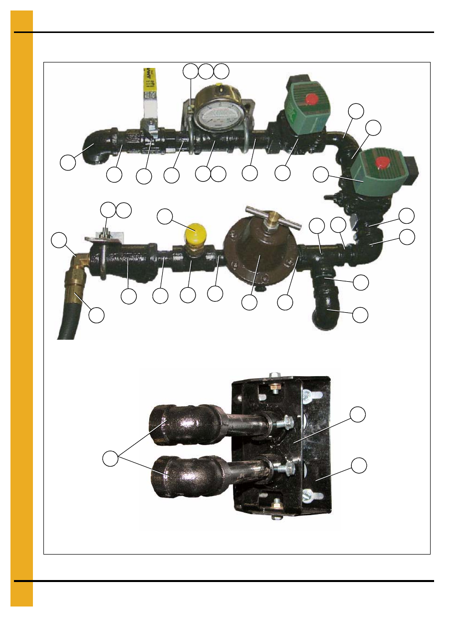 Lp pipe train assemblies (continued), Fan/heaters | Grain Systems PNEG-1403 User Manual | Page 42 / 76