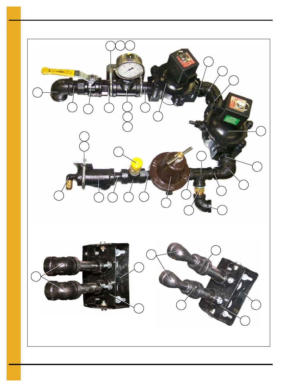 Lp pipe train assemblies (continued), Fan/heaters | Grain Systems PNEG-1403 User Manual | Page 44 / 76