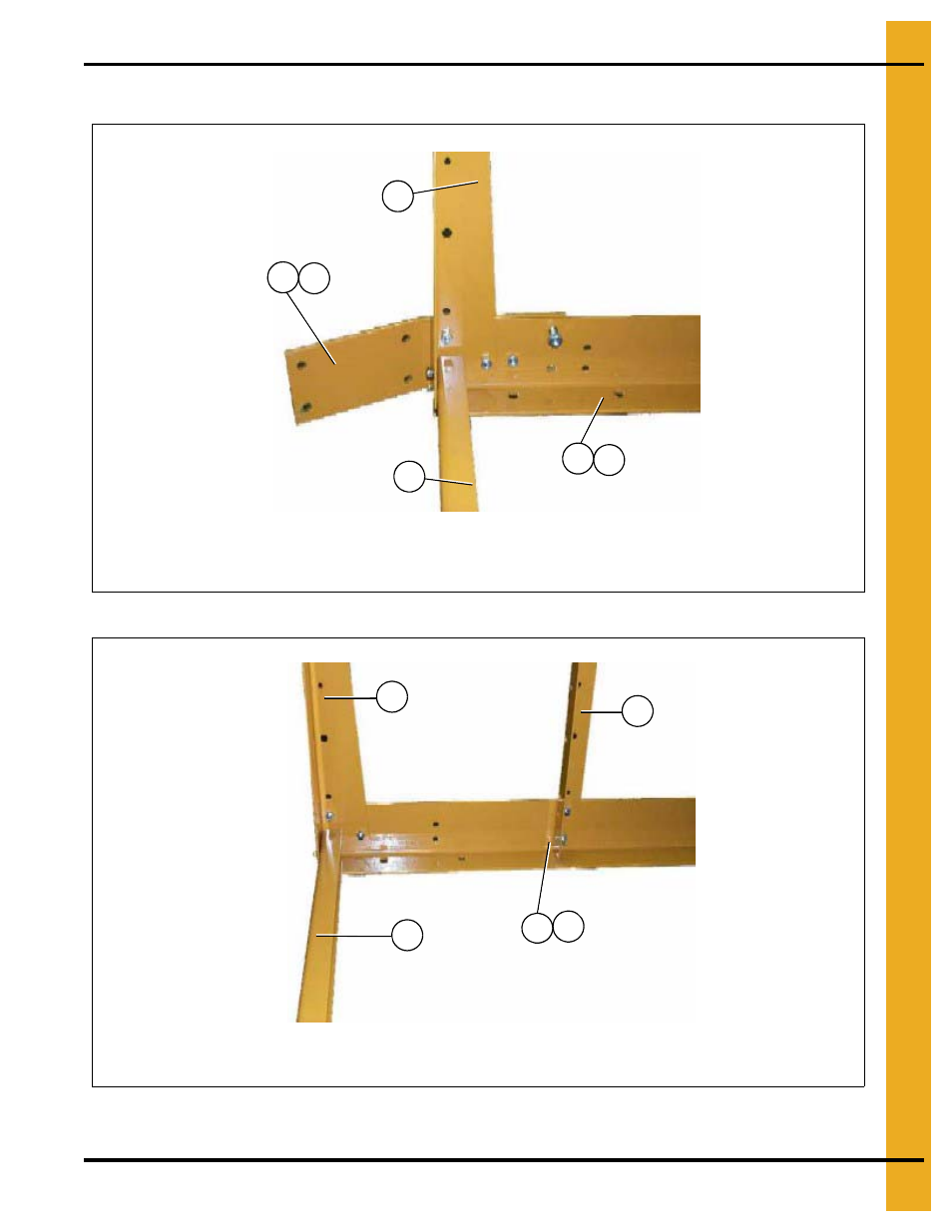 Frame assembly (continued), Main structure assembly | Grain Systems PNEG-1403 User Manual | Page 5 / 76