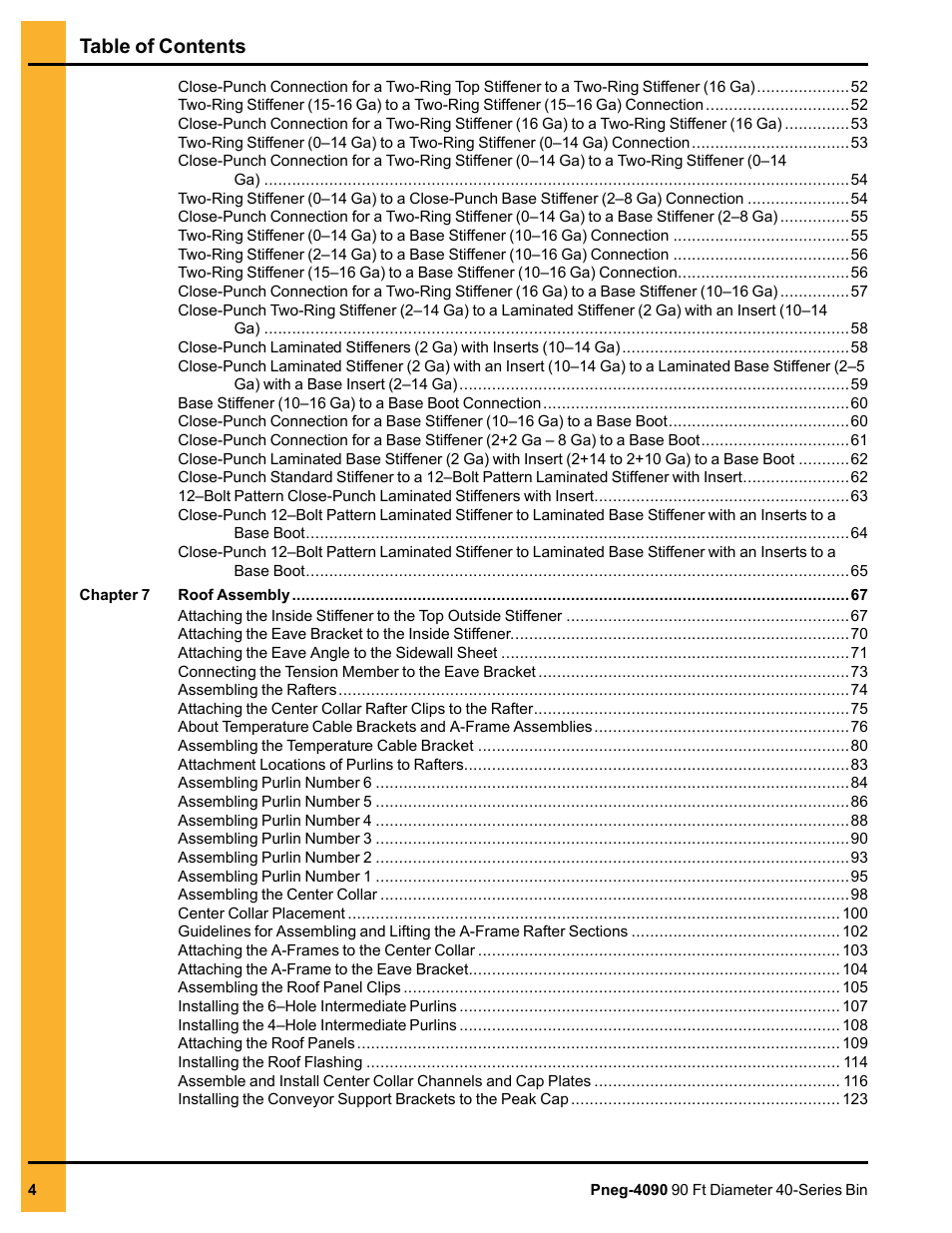 Grain Systems Tanks PNEG-4090 User Manual | Page 4 / 168