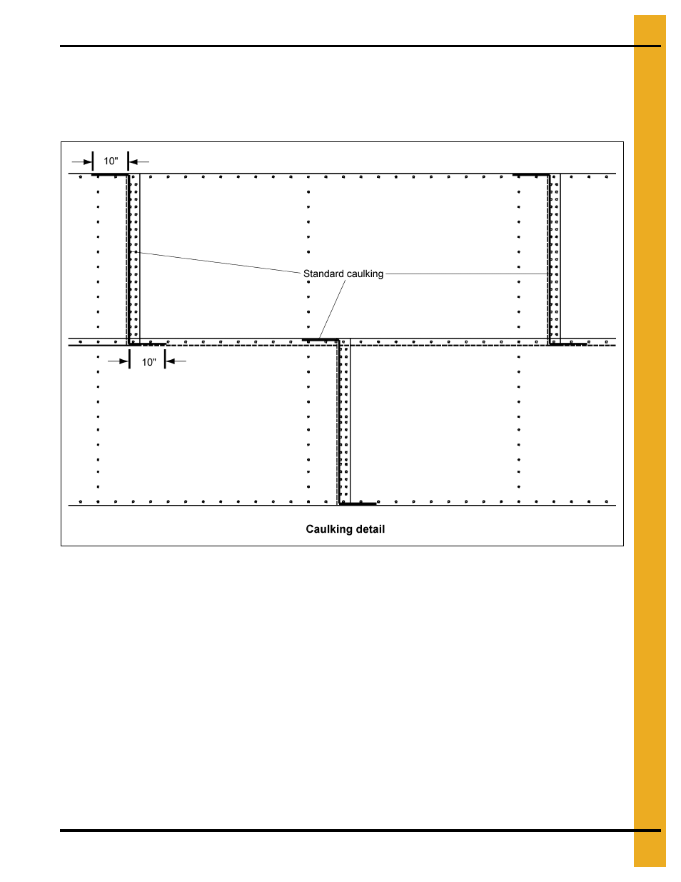 Caulking detail | Grain Systems Tanks PNEG-2400 User Manual | Page 19 / 88