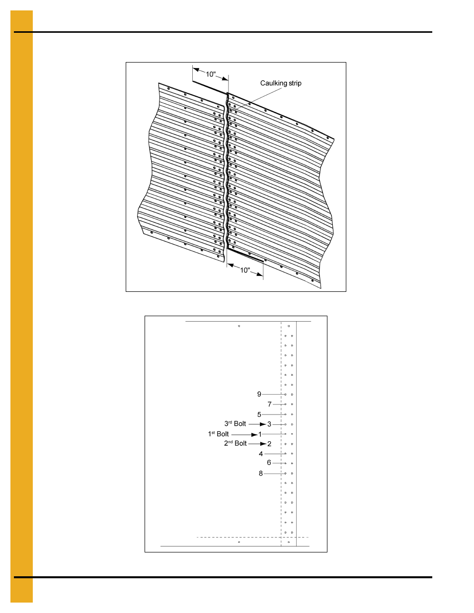 Caulking detail (continued) | Grain Systems Tanks PNEG-2400 User Manual | Page 20 / 88