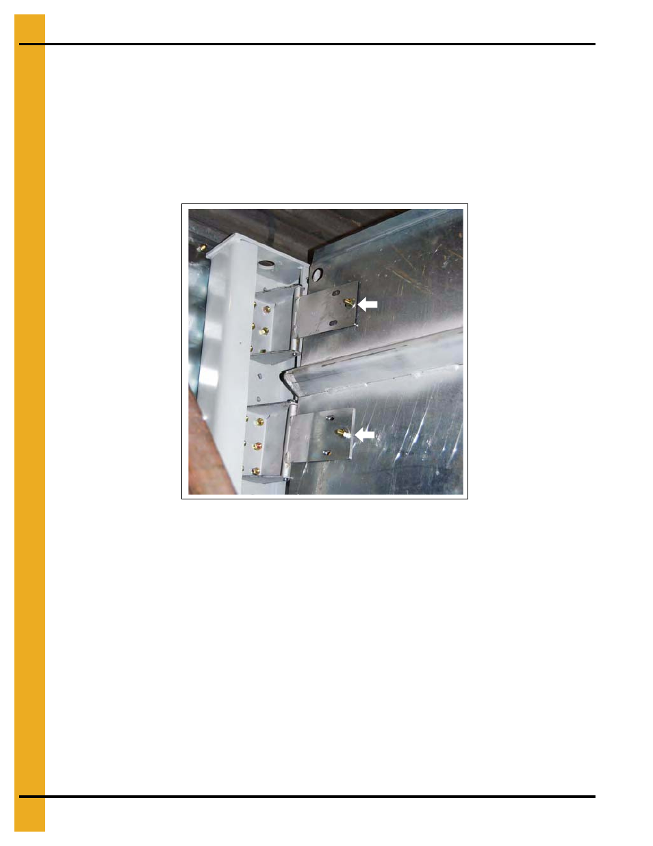 Attaching inner doors to hinges, Assembling door latch bars | Grain Systems Tanks PNEG-2400 User Manual | Page 36 / 88