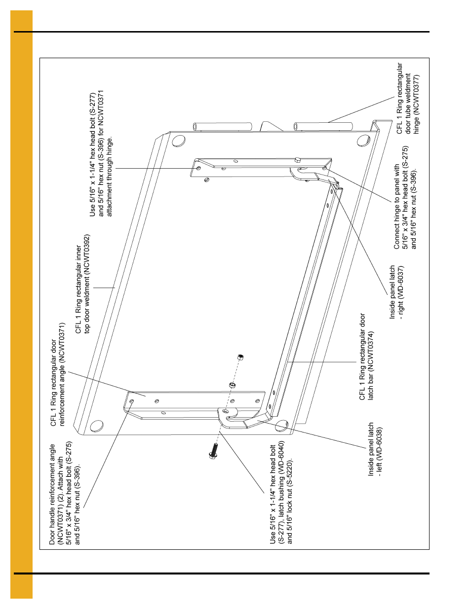 Top inner panel assembly | Grain Systems Tanks PNEG-2400 User Manual | Page 38 / 88