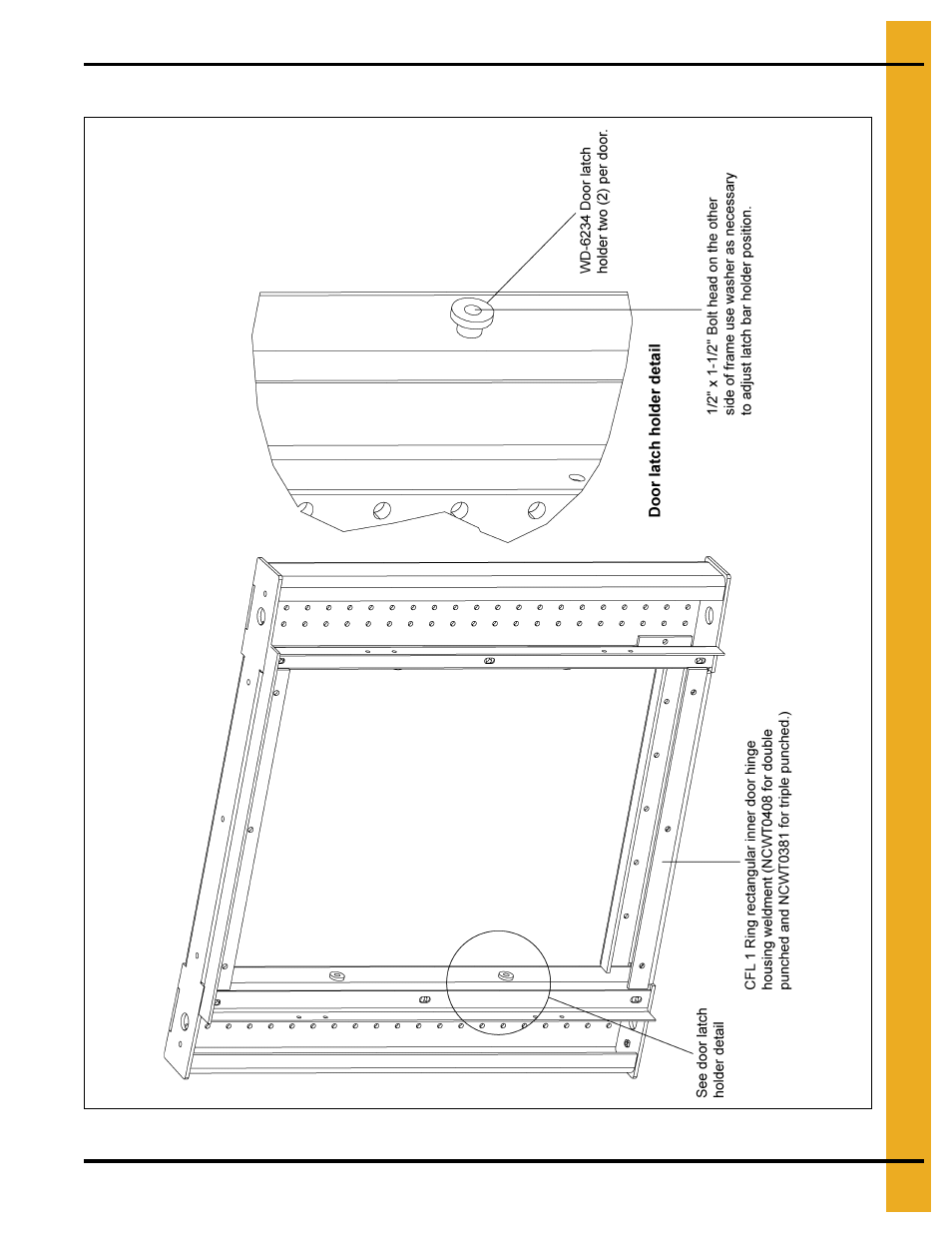 Inner frame weldment details | Grain Systems Tanks PNEG-2400 User Manual | Page 41 / 88