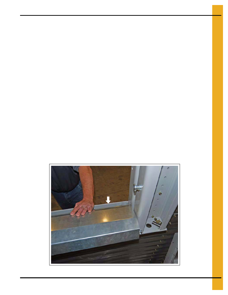 Installing the seal weldments, Installing the kick plate | Grain Systems Tanks PNEG-2400 User Manual | Page 43 / 88