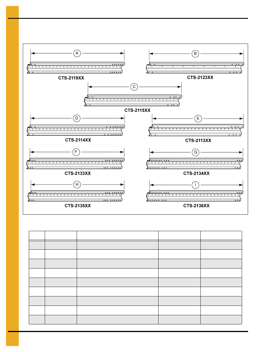 Base stiffeners, Stiffeners | Grain Systems Tanks PNEG-4021 User Manual | Page 42 / 96