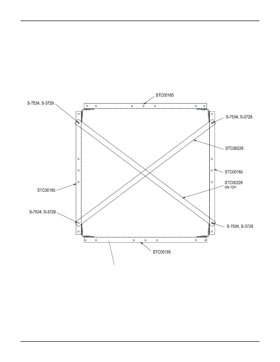 Internal x-braces | Grain Systems Bucket Elevtors, Conveyors, Series II Sweeps PNEG-1413 User Manual | Page 9 / 50