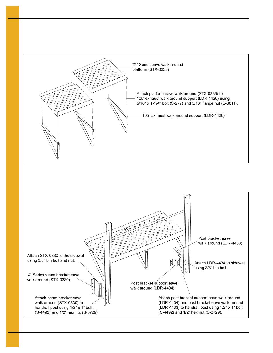 105' diameter eave walk around package | Grain Systems Bin Accessories PNEG-1846 User Manual | Page 12 / 38