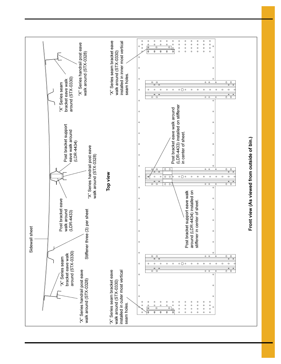 Eave guardrail bracket installation | Grain Systems Bin Accessories PNEG-1846 User Manual | Page 15 / 38