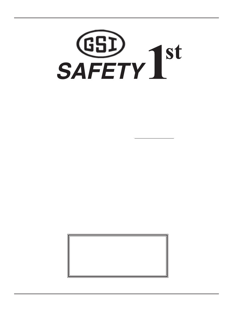 Safety | Grain Systems Bucket Elevtors, Conveyors, Series II Sweeps PNEG-1579 User Manual | Page 4 / 96