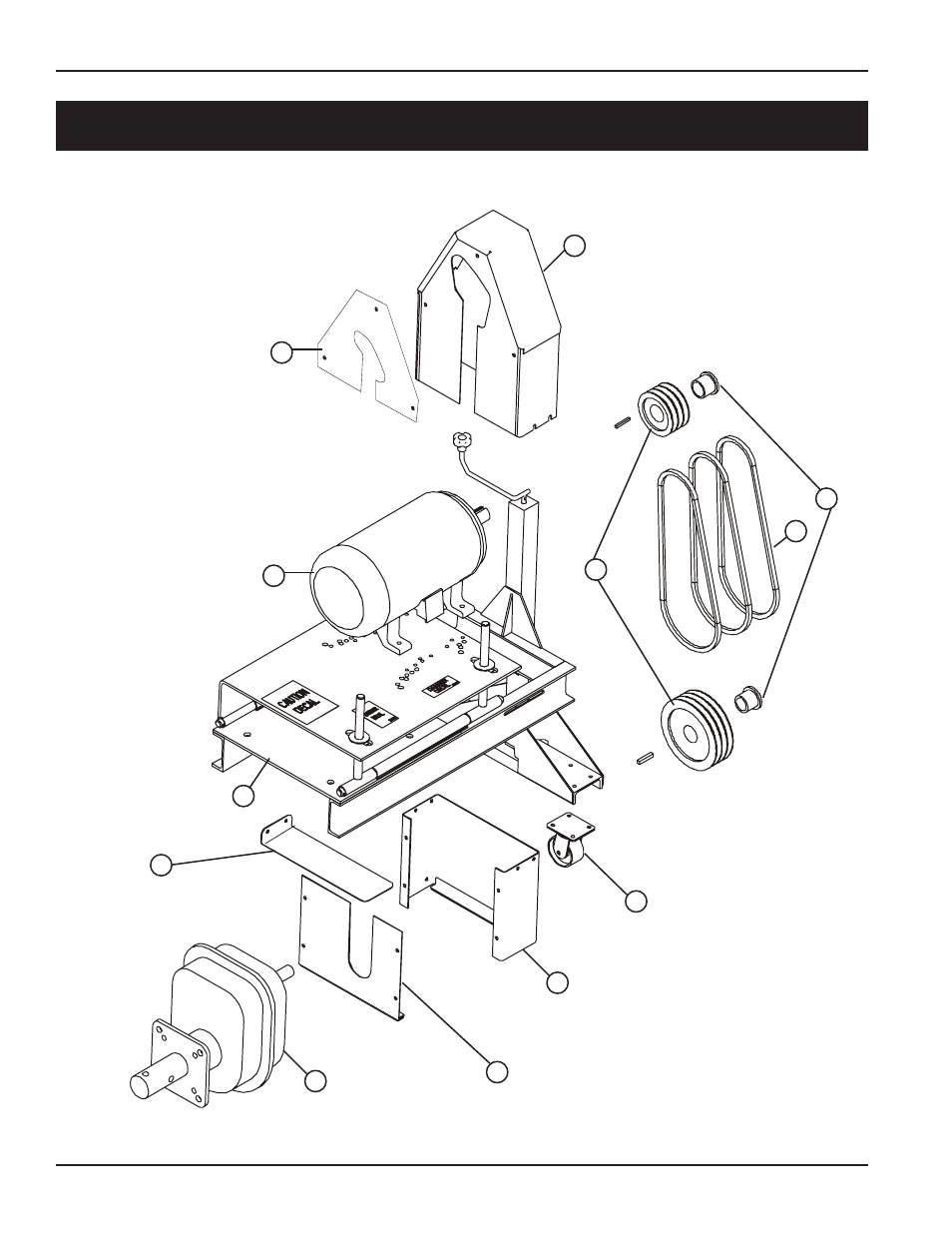 Parts list, Auger drive components | Grain Systems Bucket Elevtors, Conveyors, Series II Sweeps PNEG-1579 User Manual | Page 82 / 96