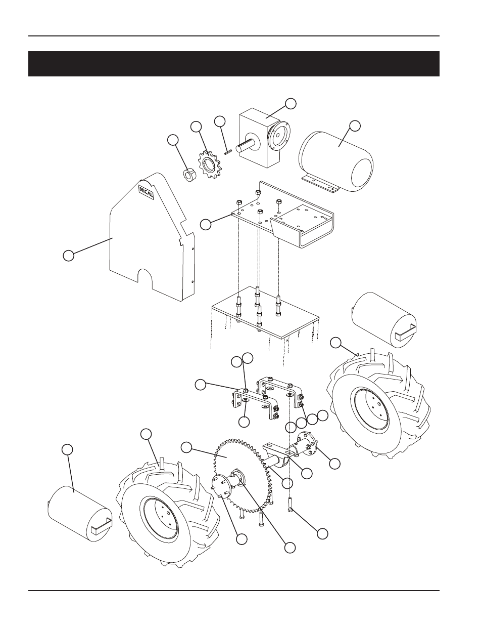 Parts list, Drive assembly | Grain Systems Bucket Elevtors, Conveyors, Series II Sweeps PNEG-1579 User Manual | Page 84 / 96