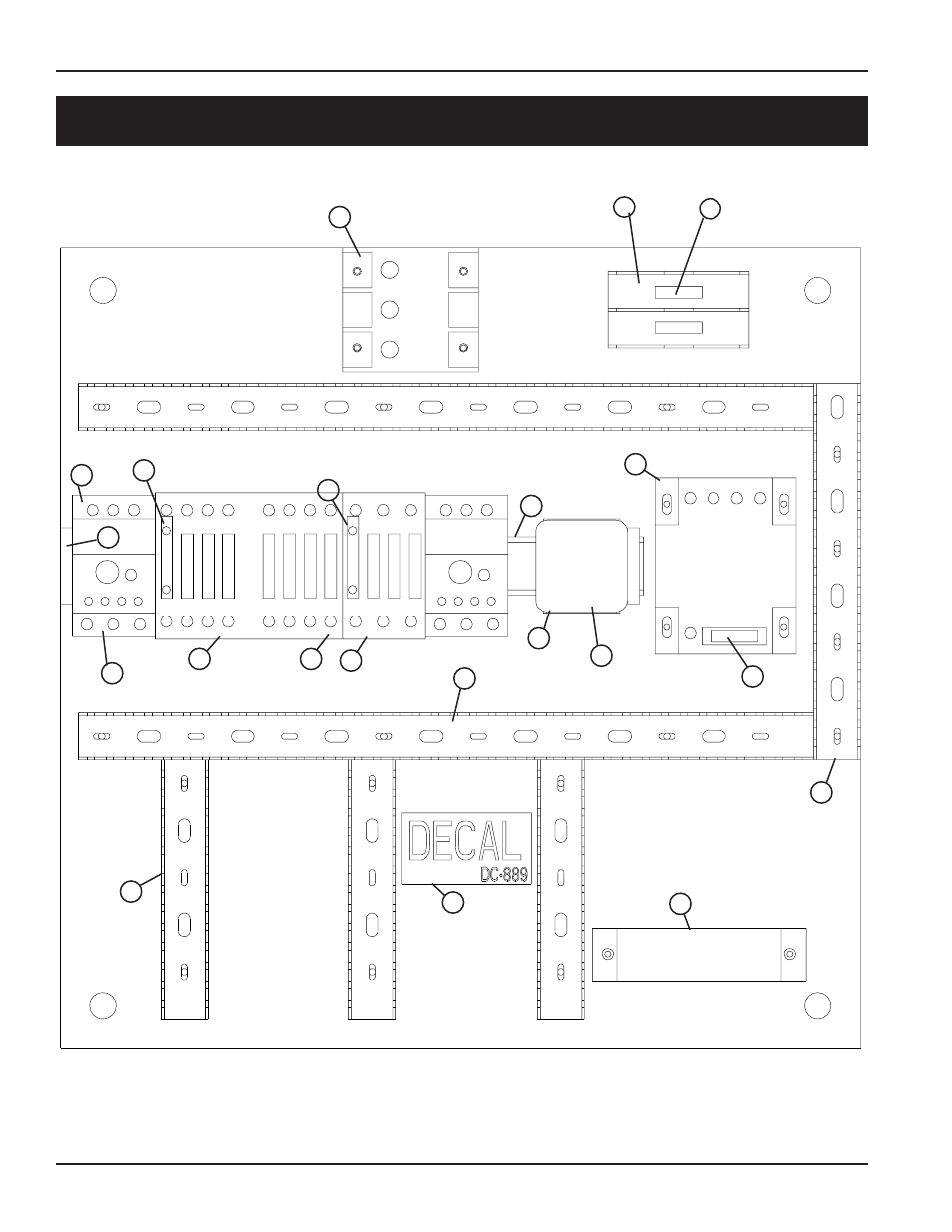 Parts list, Control panel components | Grain Systems Bucket Elevtors, Conveyors, Series II Sweeps PNEG-1579 User Manual | Page 90 / 96