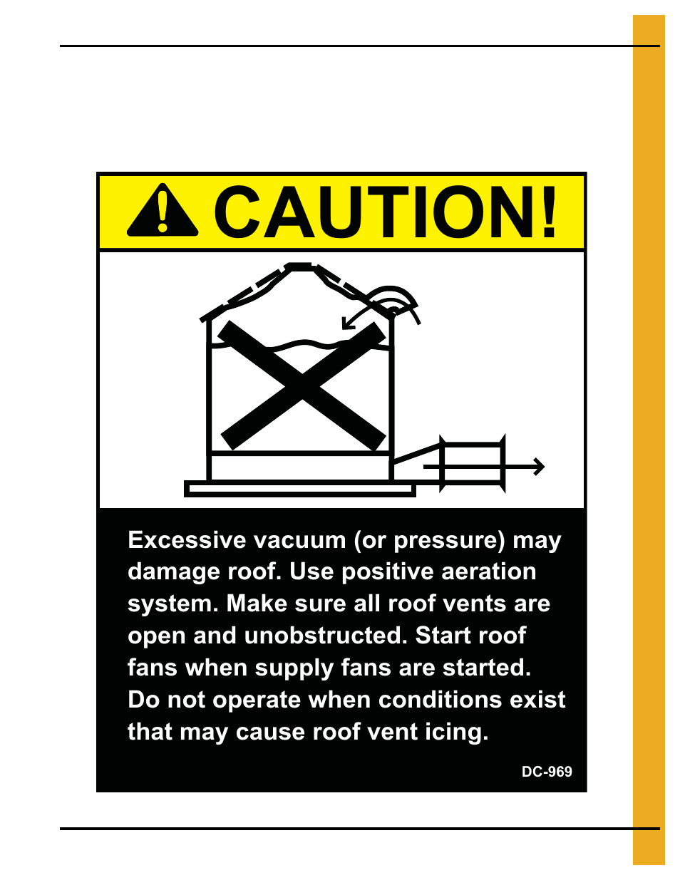 Decals, Chapter 3 decals, Caution | Grain Systems Tanks PNEG-1094 User Manual | Page 11 / 58