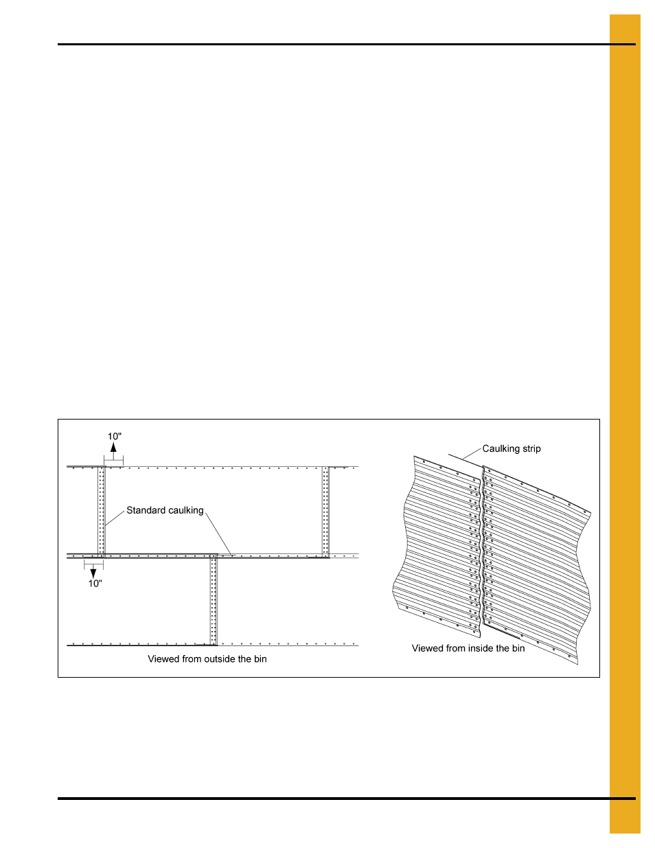 Caulking sidewall sheet seams | Grain Systems Tanks PNEG-1094 User Manual | Page 29 / 58