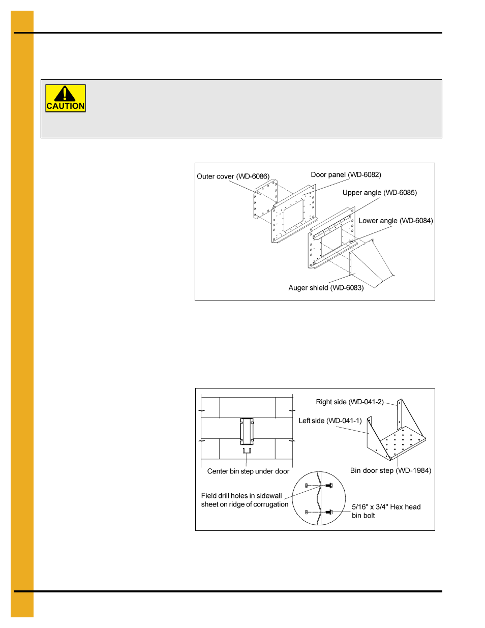 Options for 2 ring doors, Auger hood | Grain Systems Tanks PNEG-1094 User Manual | Page 52 / 58