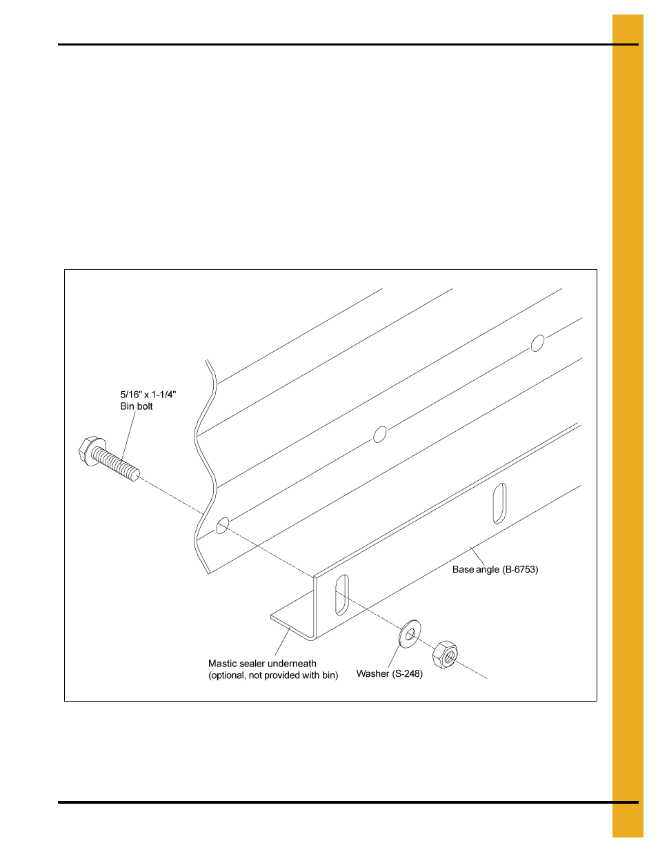Base angle installation | Grain Systems Tanks PNEG-1094 User Manual | Page 55 / 58