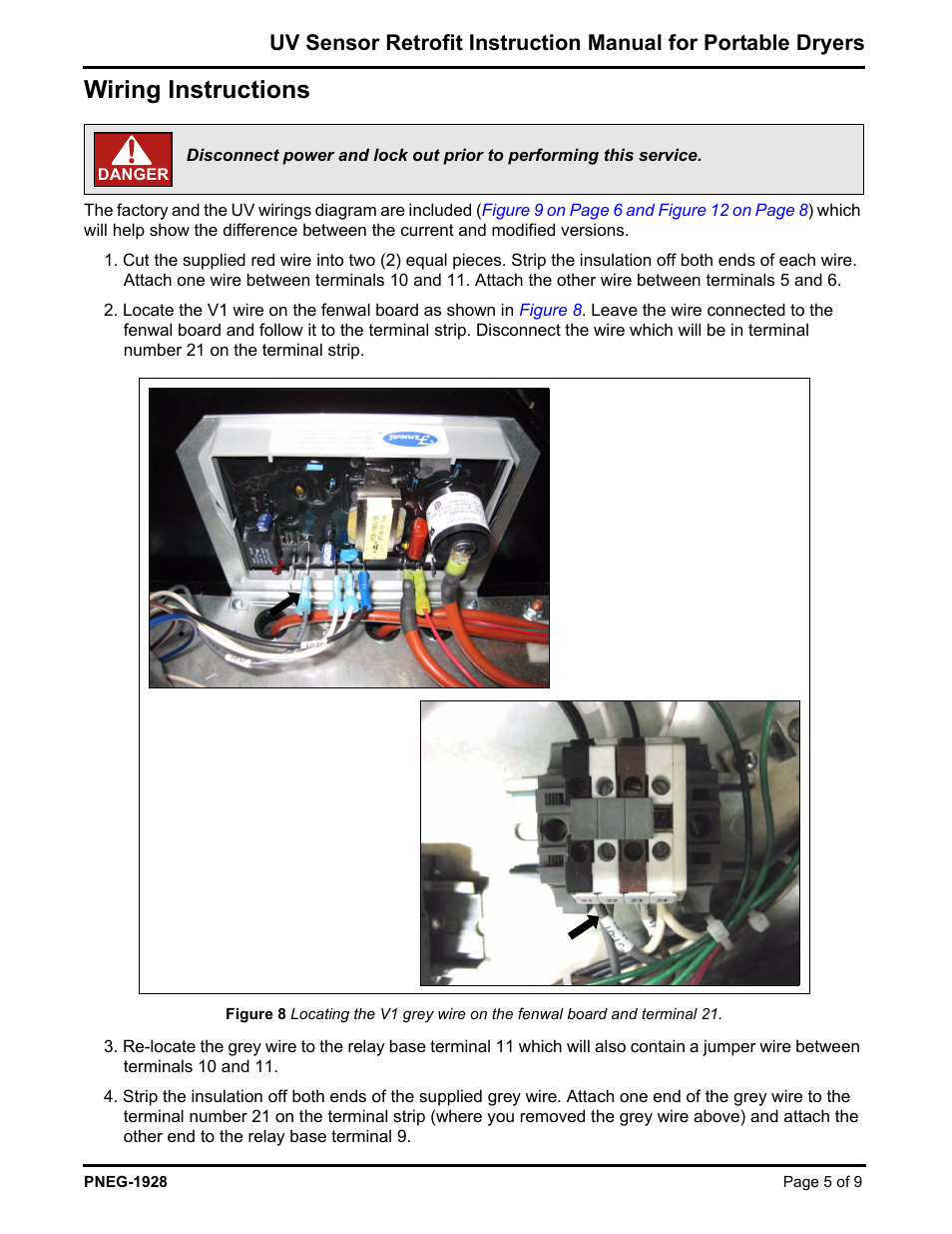 Wiring instructions | Grain Systems PNEG-1928 User Manual | Page 5 / 9