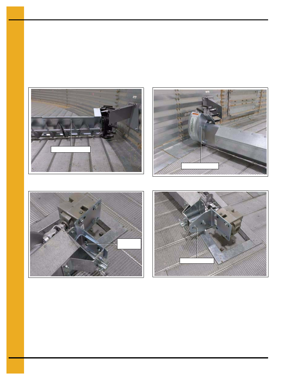 Sweep arm, Adjustments | Grain Systems Unload Augers PNEG-1735 User Manual | Page 18 / 38