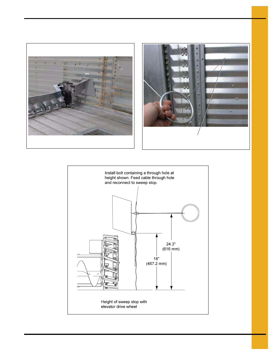 Sweep stop | Grain Systems Unload Augers PNEG-1735 User Manual | Page 23 / 38
