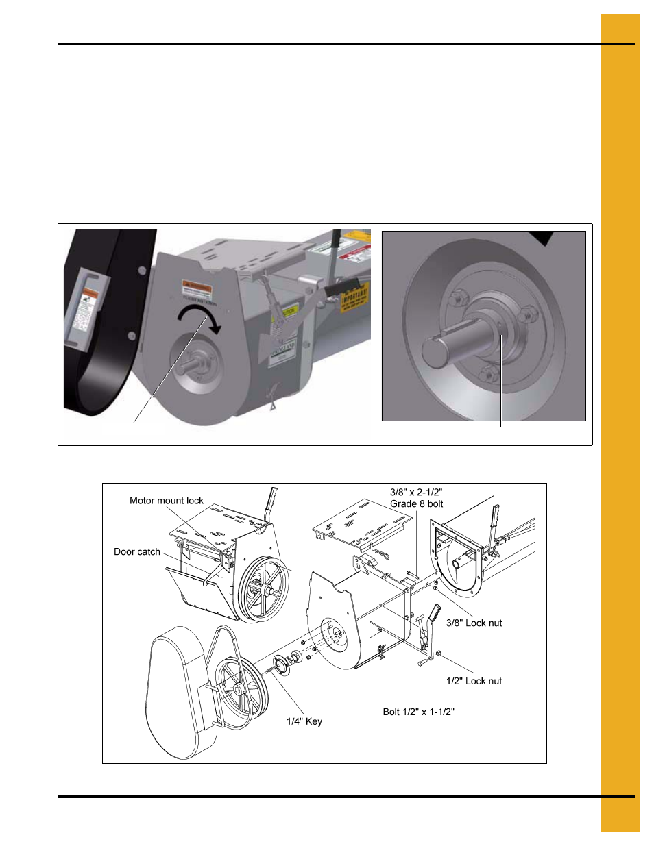 Horizontal drive unit | Grain Systems Unload Augers PNEG-1735 User Manual | Page 25 / 38