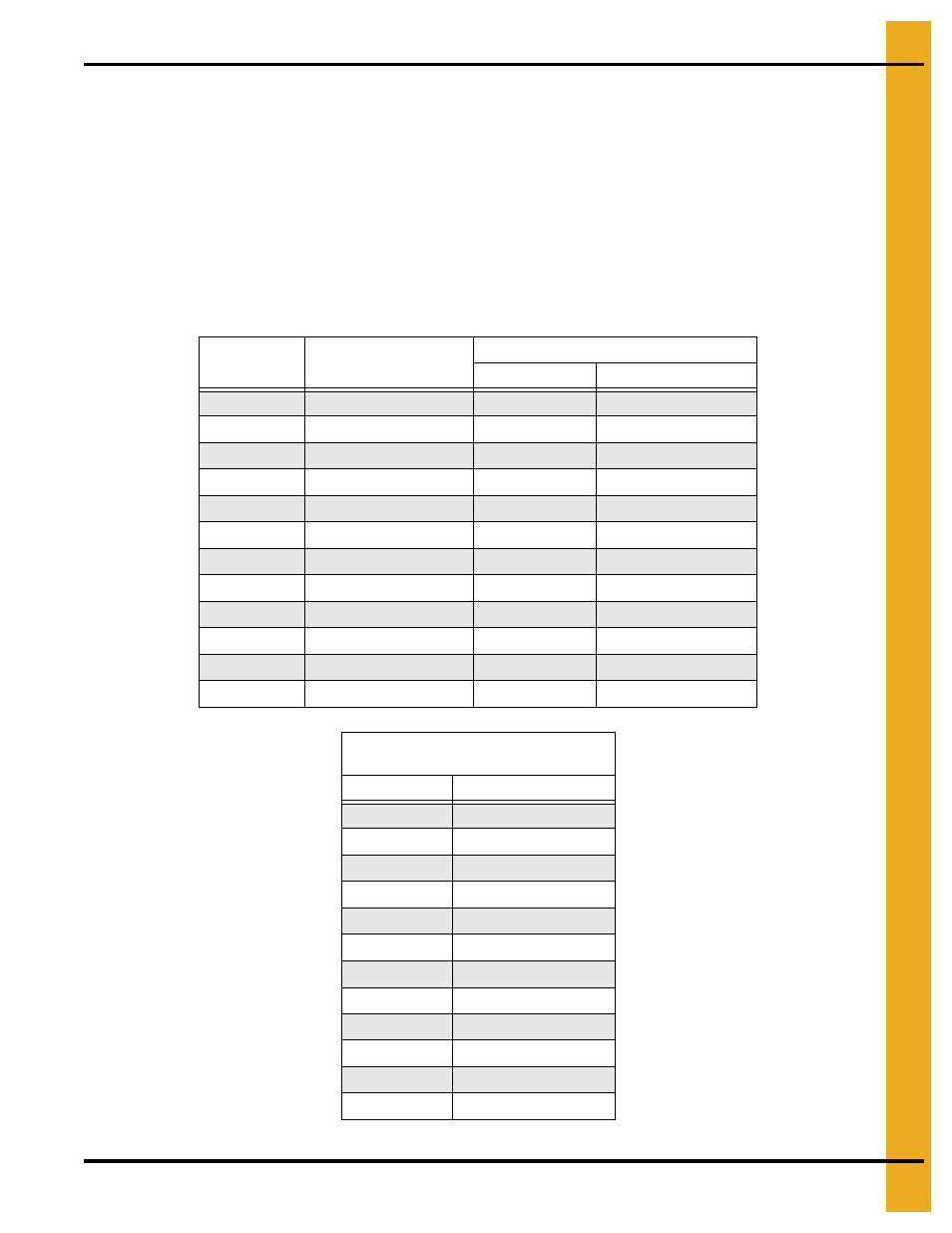 Outside bin hold-down chart (2.66" corrugation), Foundation | Grain Systems Tanks PNEG-1093 User Manual | Page 21 / 62