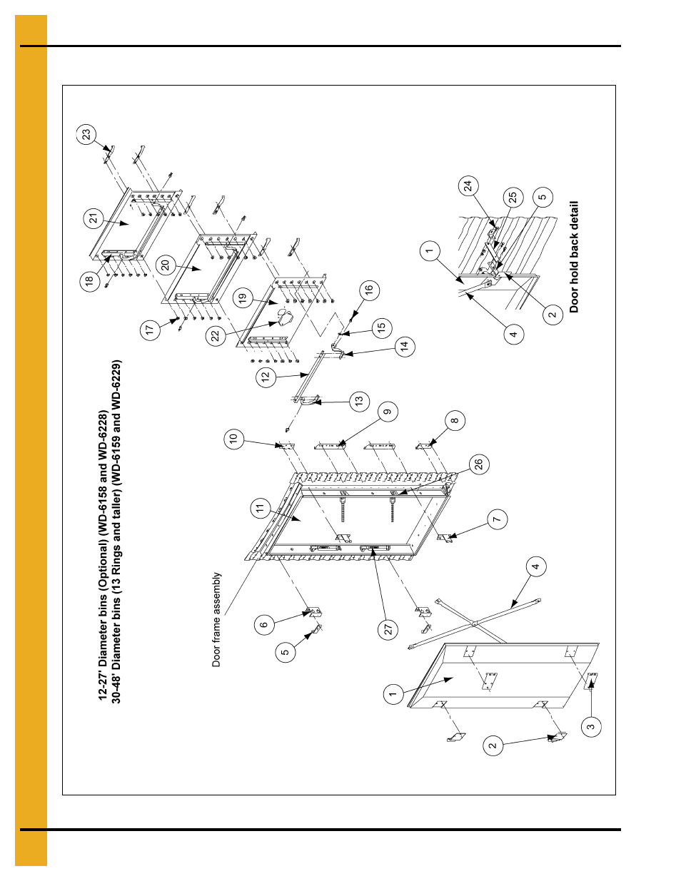 Heavy 2 ring door assembly | Grain Systems Tanks PNEG-1093 User Manual | Page 54 / 62