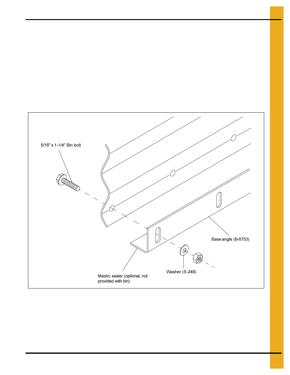 Base angle installation | Grain Systems Tanks PNEG-1093 User Manual | Page 59 / 62