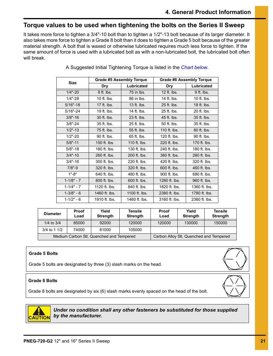 General product information | Grain Systems Bucket Elevtors, Conveyors, Series II Sweeps PNEG-720-G2 User Manual | Page 21 / 120