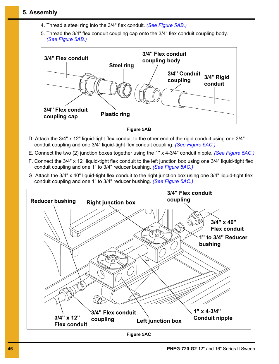 It coupling, See figure 5ab | Grain Systems Bucket Elevtors, Conveyors, Series II Sweeps PNEG-720-G2 User Manual | Page 46 / 120