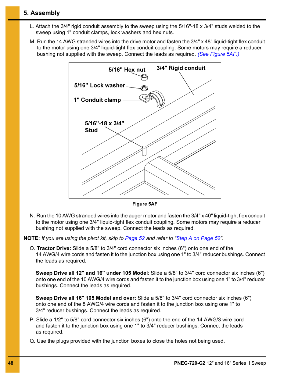 Grain Systems Bucket Elevtors, Conveyors, Series II Sweeps PNEG-720-G2 User Manual | Page 48 / 120