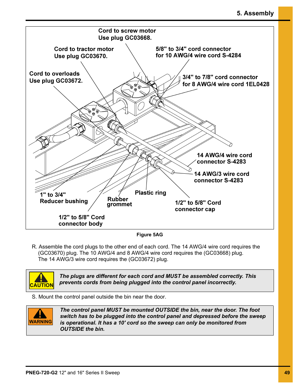 Assembly | Grain Systems Bucket Elevtors, Conveyors, Series II Sweeps PNEG-720-G2 User Manual | Page 49 / 120