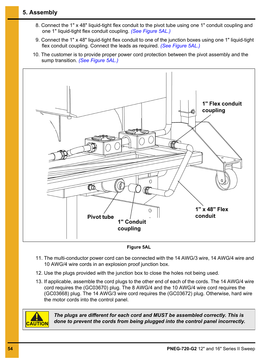 Grain Systems Bucket Elevtors, Conveyors, Series II Sweeps PNEG-720-G2 User Manual | Page 54 / 120