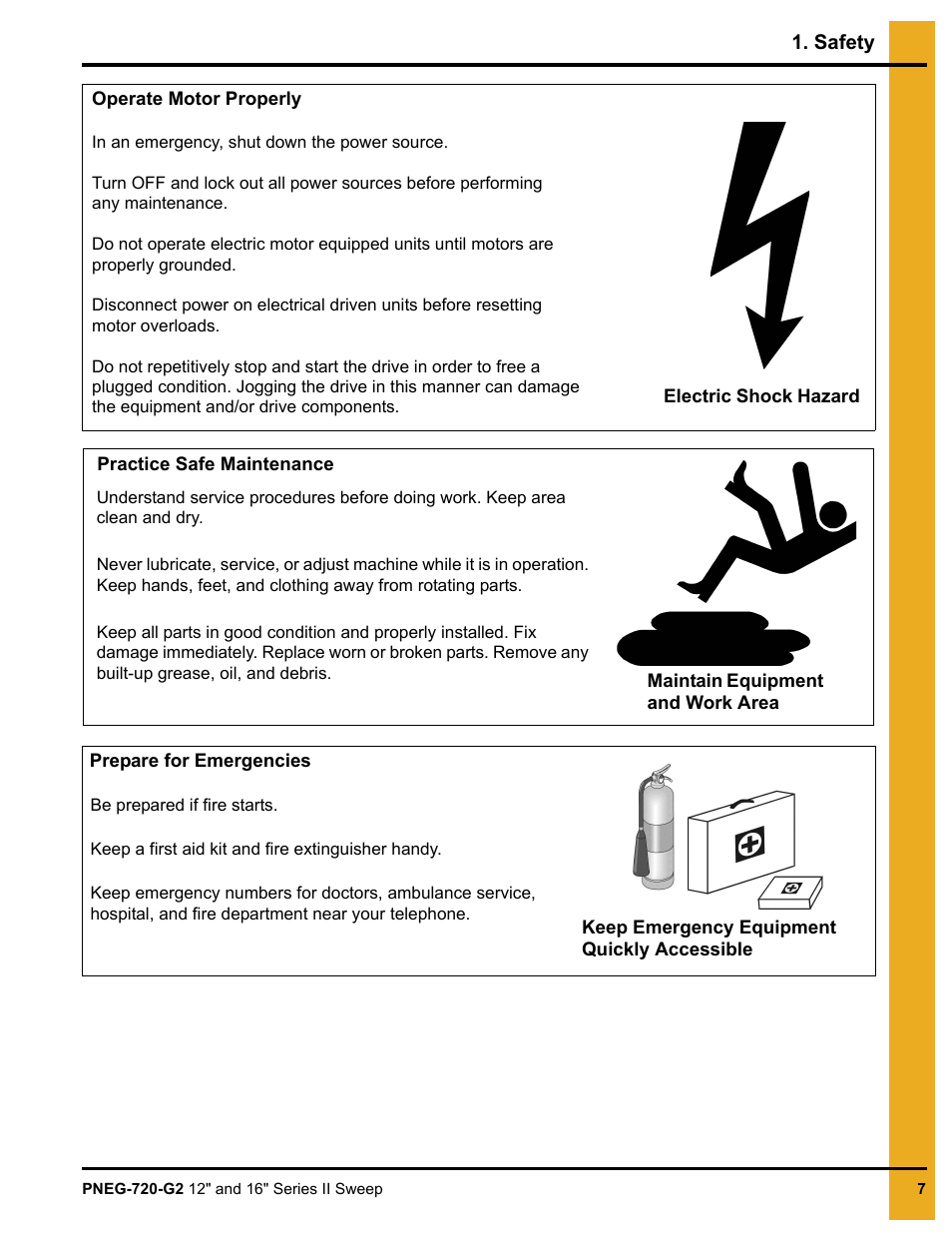 Grain Systems Bucket Elevtors, Conveyors, Series II Sweeps PNEG-720-G2 User Manual | Page 7 / 120