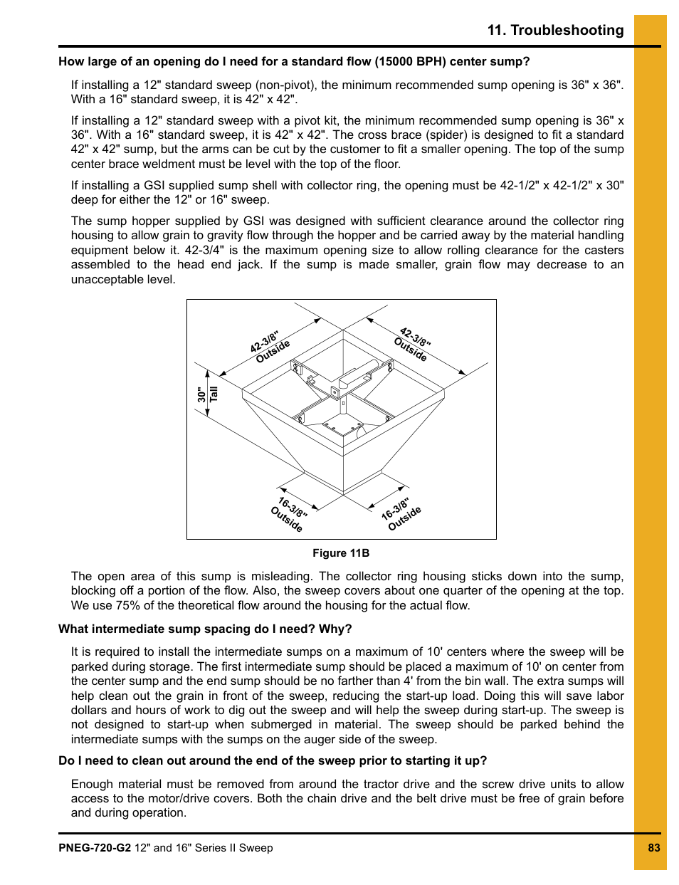 Grain Systems Bucket Elevtors, Conveyors, Series II Sweeps PNEG-720-G2 User Manual | Page 83 / 120