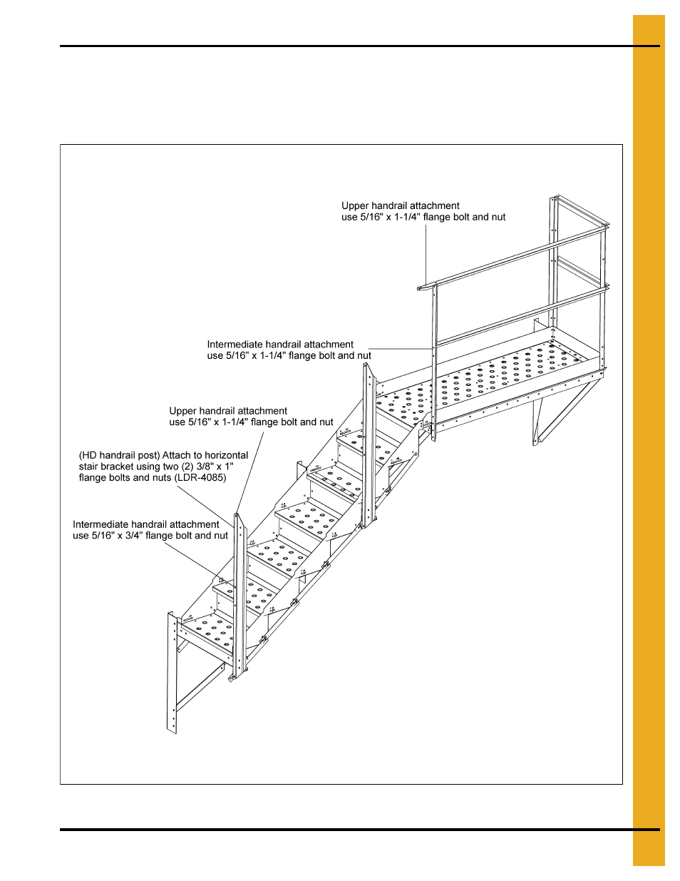 Adding the handrails | Grain Systems Bin Accessories PNEG-1614 User Manual | Page 17 / 24