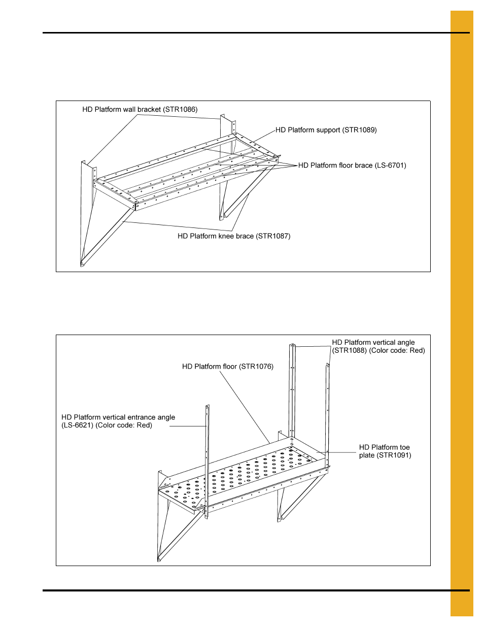 Assembling the platform | Grain Systems Bin Accessories PNEG-1614 User Manual | Page 9 / 24