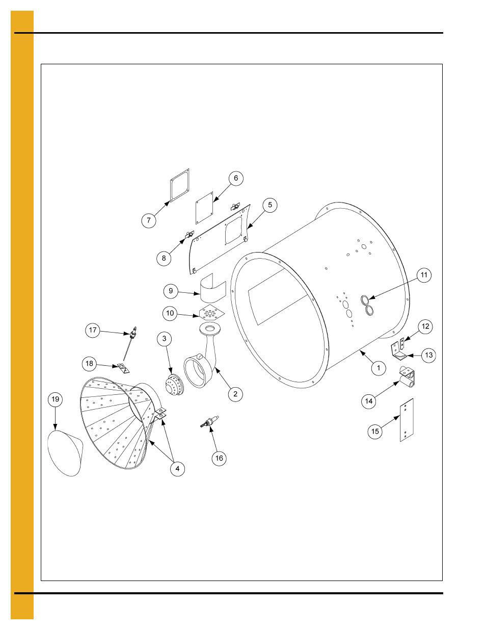 18", 24" and 28" gas heater parts | Grain Systems PNEG-1775 User Manual | Page 32 / 42